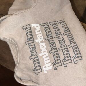 Timberland Light Tan Sweatshirt with Logo